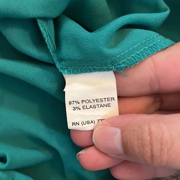 Zara small green blouse - Picture 6 of 7